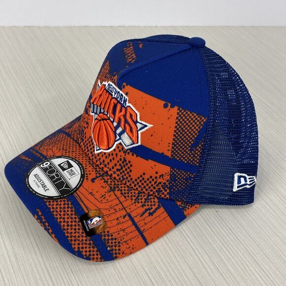 New York Knicks 2024 Tip Off New Era 9FORTY A-Frame Hat Cap One Size NEW - Picture 3 of 7